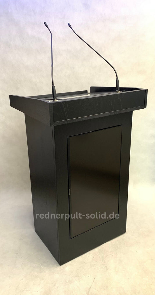 Rednerpult mit Display und Touchscreen – Ideal für Konferenzen und Präsentationen, Modell CRACOW